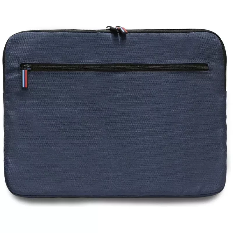 Custodia per laptop BMW in nylon 16 pollici blu navy con logo in metallo