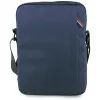 Borsa a tracolla BMW in nylon con tasche e logo in metallo, 10 pollici, blu navy