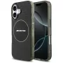 Custodia Mercedes AMG Double Layer trasparente Smoked MagSafe per iPhone 17, nero