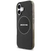 Custodia Mercedes AMG Double Layer trasparente Smoked MagSafe per iPhone 17, nero