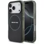 Custodia Mercedes AMG Double Layer trasparente Smoked MagSafe per iPhone 17 Pro, nero