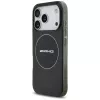 Custodia Mercedes AMG Double Layer trasparente Smoked MagSafe per iPhone 17 Pro, nero