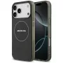 Custodia MagSafe Mercedes AMG Double Layer Transparent Smoked per iPhone 17 Pro Max nero