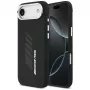 Custodia in silicone Mercedes-AMG Oversize Rhombs MagSafe per iPhone Air, nero