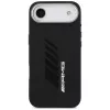 Custodia in silicone Mercedes-AMG Oversize Rhombs MagSafe per iPhone Air, nero