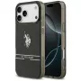 U.S. POLO ASSN. Custodia US Polo DH and Bottom Stripe Logo MagSafe per iPhone 17 Pro Max Nero