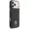 Custodia MagSafe Guess 4G Strass Logo & Big Strap Metal Buttons per iPhone 17 Pro Max nero