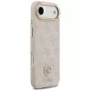 Custodia MagSafe Guess 4G Strass Logo & Big Strap Metal Buttons per iPhone Air - rosa