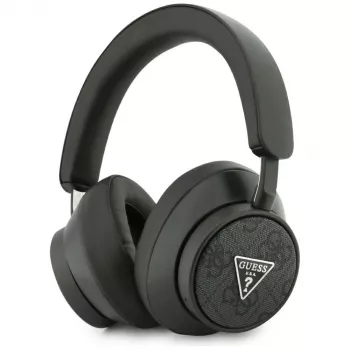 Cuffie over-ear wireless Guess 4G Triangle Logo Bluetooth 5.4 ENC nero