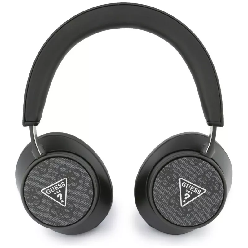 Cuffie over-ear wireless Guess 4G Triangle Logo Bluetooth 5.4 ENC nero