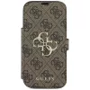 Custodia a libro Guess Book 4G Metal Logo per Apple iPhone 17 Pro, marrone