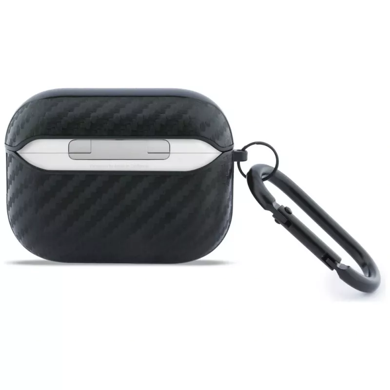 BMW Carbon Metal Logo Custodia protettiva per Apple AirPods Pro 3, nero