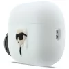 KARL LAGERFELD Silicone Karl Head 3D Custodia per AirPods Pro 3 bianco