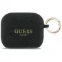 Custodia in silicone Guess Glitter Ring per AirPods Pro 3, nero