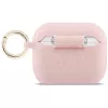 Custodia in silicone Guess Glitter Ring per AirPods Pro 3, rosa