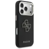 Guess FW Resin Logo Back Cover per Apple iPhone 17 Pro, Nero