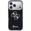 Guess IML 4G Script Metal Custodia per Apple iPhone 17 Pro - blu