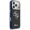 Guess IML 4G Script Metal Custodia per Apple iPhone 17 Pro - blu