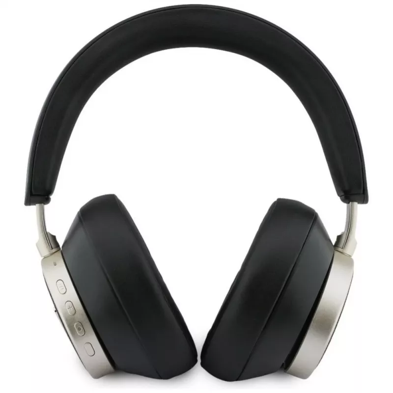 Guess 4G Triangle Logo Cuffie Over-Ear Wireless Bluetooth 5.4 con ENC, nero