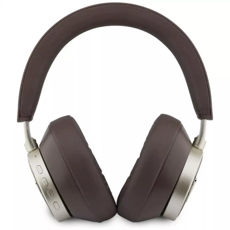 Guess 4G Triangle Logo Cuffie On-Ear Wireless Bluetooth 5.4 con ENC - marrone