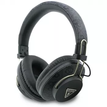 Guess Triangle Logo Cuffie Over-Ear Bluetooth ENC nero