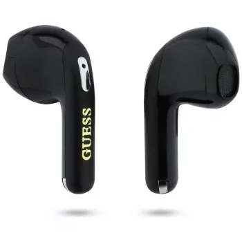 Guess Gold Line Triangle Auricolari TWS Bluetooth con custodia di ricarica (nero)