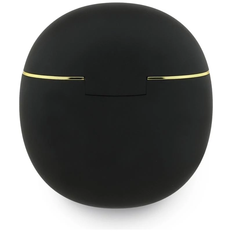 Guess Gold Line Triangle Auricolari TWS Bluetooth con custodia di ricarica (nero)