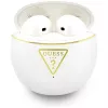 Guess Gold Line Triangle - Cuffie TWS Bluetooth con custodia di ricarica (bianco)