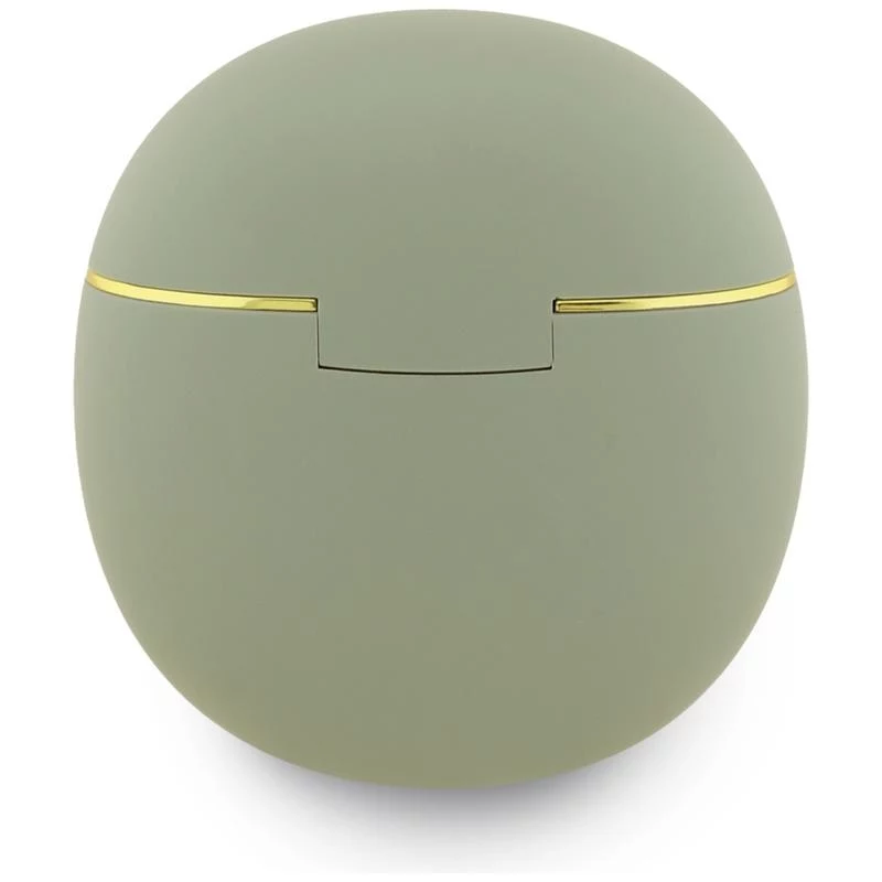 Guess Gold Line Triangle Auricolari TWS Bluetooth con custodia di ricarica (khaki)