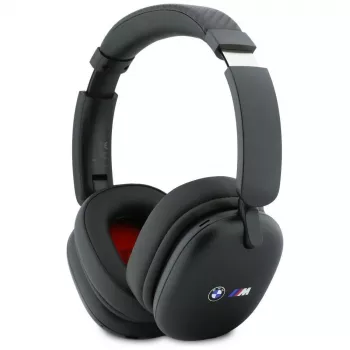 BMW Cuffie Over-Ear Bluetooth con loghi stampati, nero