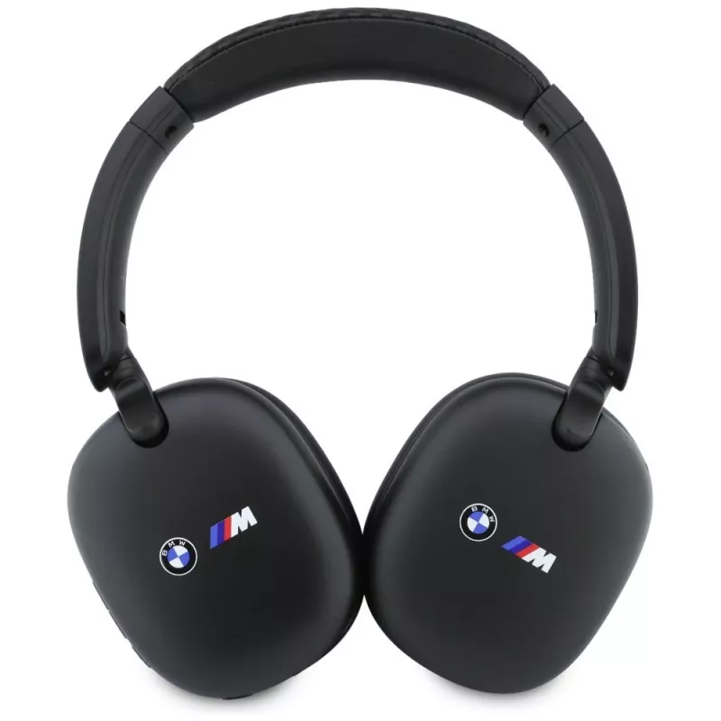 BMW Cuffie Over-Ear Bluetooth con loghi stampati, nero