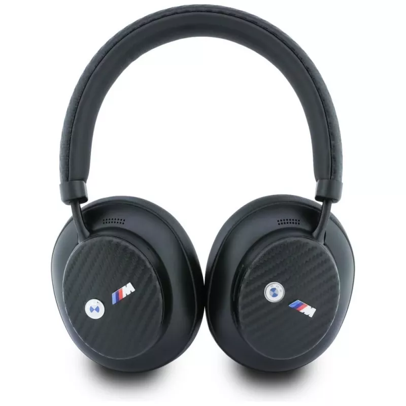 BMW M Carbon Metal Logo Cuffie Over-Ear Bluetooth ENC nero