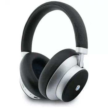 BMW Metal Logo MK Cuffie Over-Ear Bluetooth ENC argento