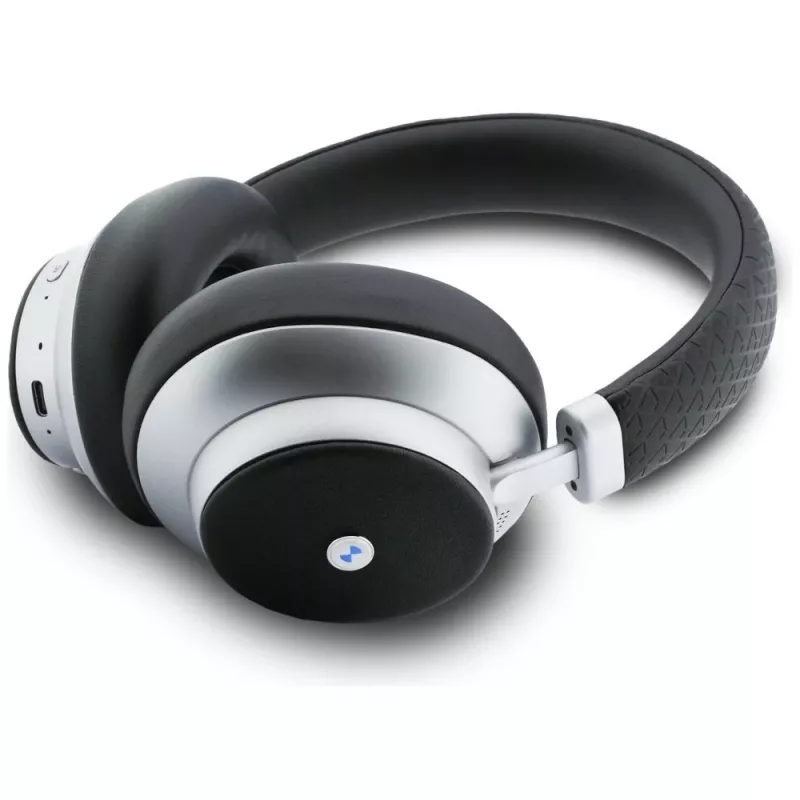 BMW Metal Logo MK Cuffie Over-Ear Bluetooth ENC argento