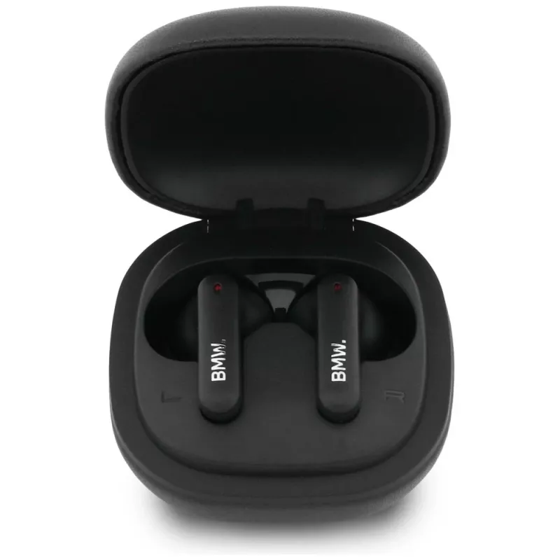 BMW LeatherMetal Logo ENC Auricolari TWS Bluetooth 5.3 nero