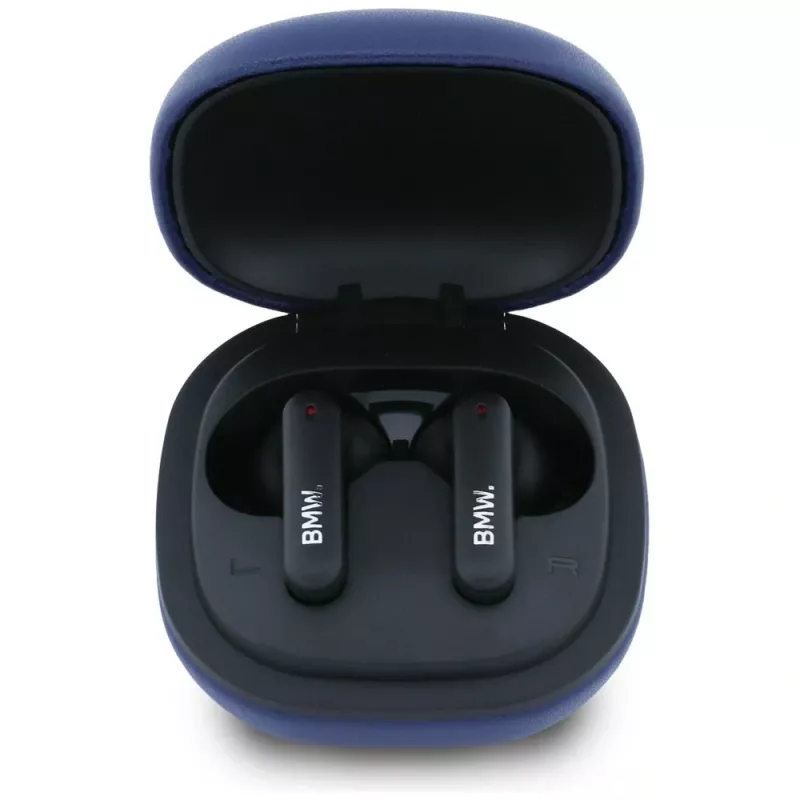 BMW LeatherMetal Logo ENC TWS Bluetooth auricolari blu navy