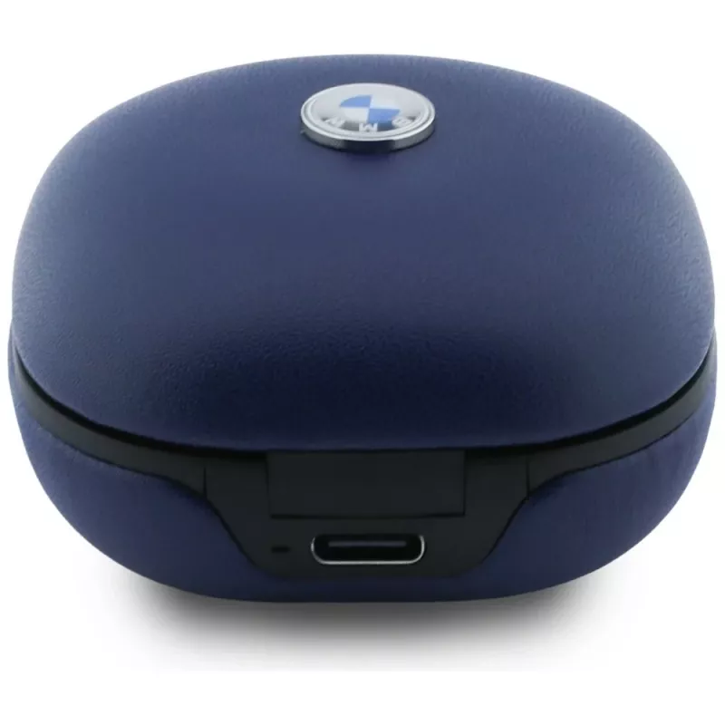 BMW LeatherMetal Logo ENC TWS Bluetooth auricolari blu navy