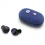 BMW M Metal Logo Auricolari TWS Bluetooth 5.3 con ENC, blu