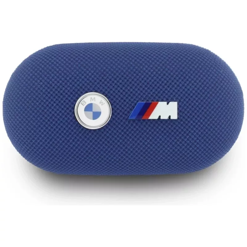 BMW M Metal Logo Auricolari TWS Bluetooth 5.3 con ENC, blu
