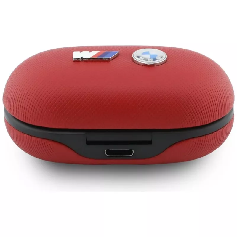 BMW M Metal Logo Auricolari TWS Bluetooth con ENC, rosso
