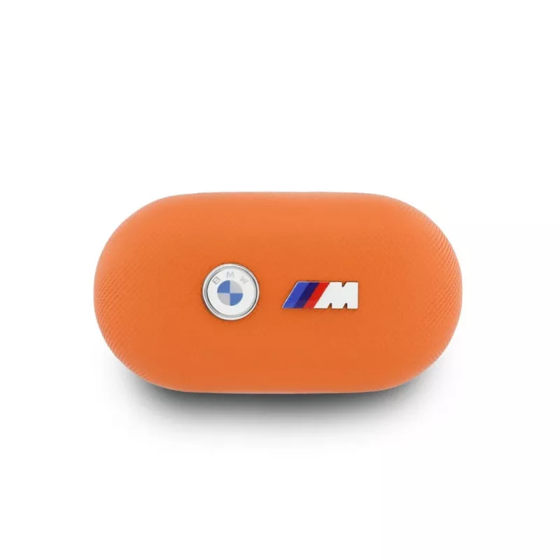 BMW M Metal Logo Auricolari TWS Bluetooth 5.3 con ENC - arancione