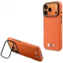 BMW M Metal Logo Cover MagSafe per iPhone 17 Pro arancione