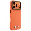 BMW M Metal Logo Cover MagSafe per iPhone 17 Pro arancione
