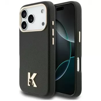 Karl Lagerfeld Karl Head Logo Cover MagSafe per Apple iPhone 17 Pro, nero