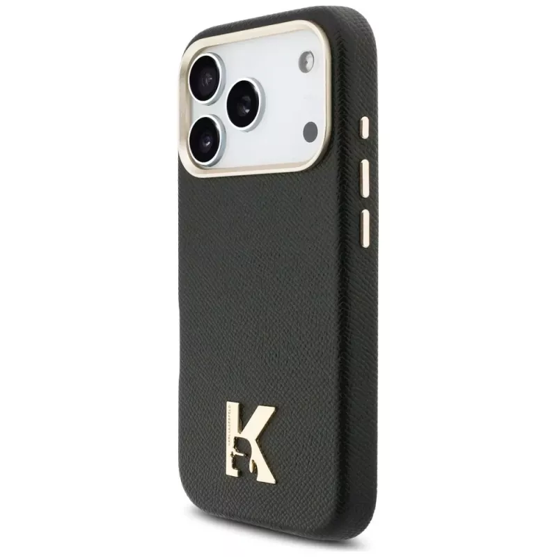 Karl Lagerfeld Karl Head Logo Cover MagSafe per Apple iPhone 17 Pro, nero