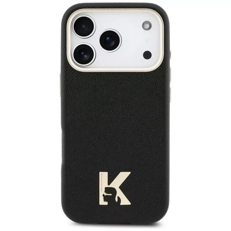 Karl Lagerfeld Karl Head Logo Cover MagSafe per Apple iPhone 17 Pro, nero