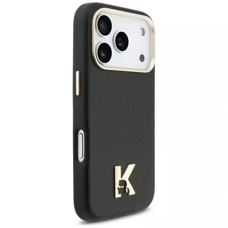 Karl Lagerfeld Karl Head Logo Cover MagSafe per Apple iPhone 17 Pro, nero