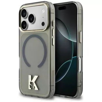 KARL LAGERFELD IML K Head Logo Cover MagSafe per iPhone 17 Pro, nero