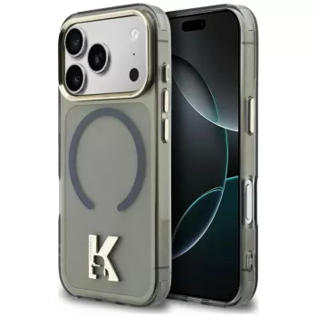 KARL LAGERFELD IML K Head Logo Cover MagSafe per Apple iPhone 17 Pro Max, nero