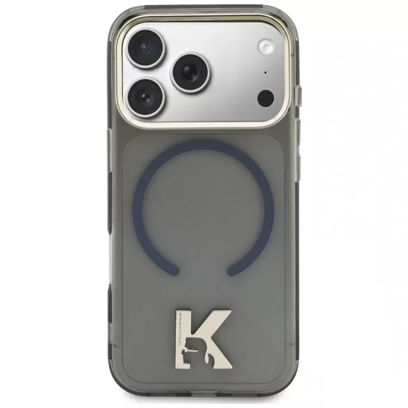 KARL LAGERFELD IML K Head Logo Cover MagSafe per Apple iPhone 17 Pro Max, nero